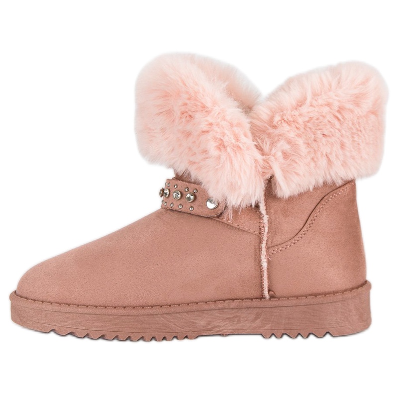 Seastar Mukluki con piel rosado 1 Seastar Mukluki con piel rosado 1