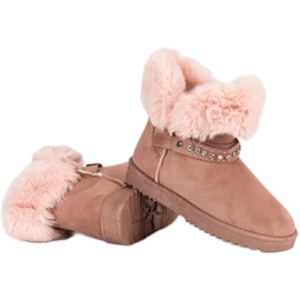 Seastar Mukluki con piel rosado 2 Seastar Mukluki con piel rosado 2