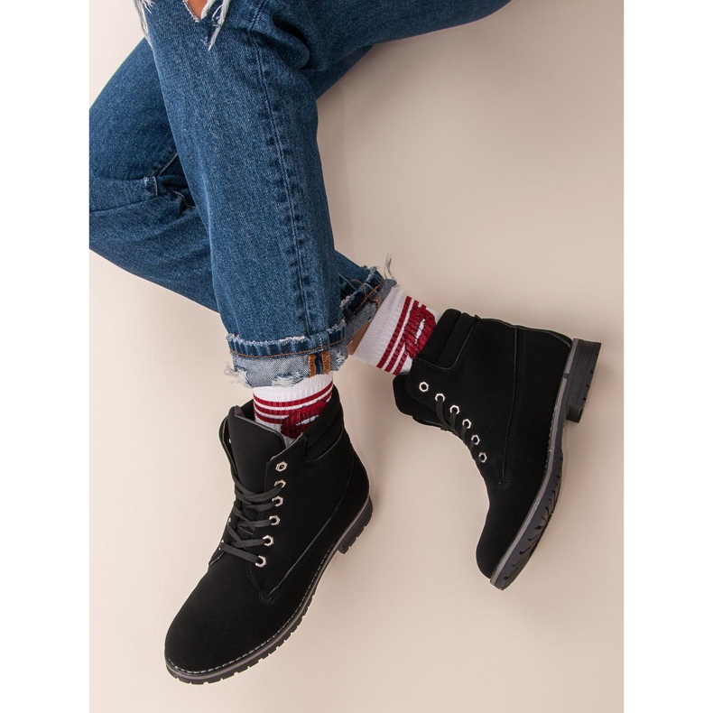 Cazadoras clásicas para mujer negro 1