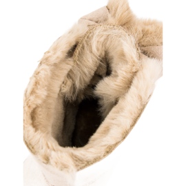Botas de nieve beige de mujer 6