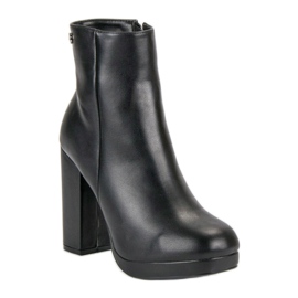 Small Swan Botas clásicas en el poste negro 6