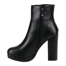 Small Swan Botas clásicas en el poste negro 4