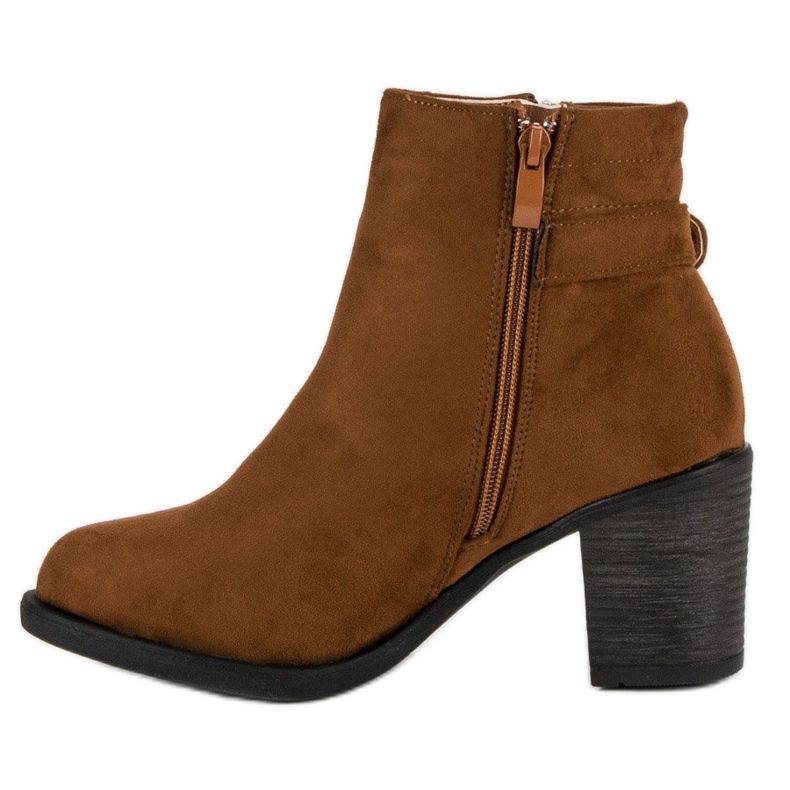 Small Swan Botas de mujer de moda marrón 2 Small Swan Botas de mujer de moda marrón 2