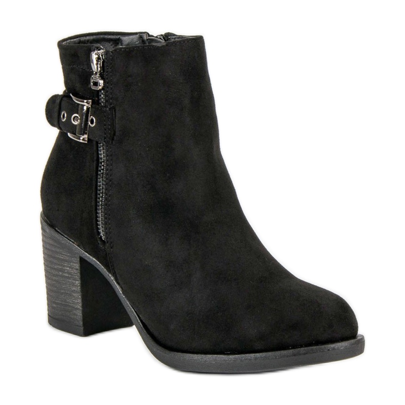 Small Swan Botas de mujer de moda negro 1