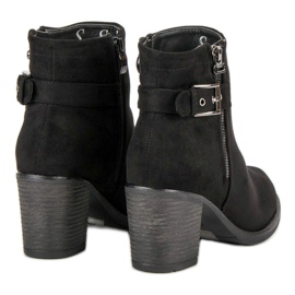 Small Swan Botas de mujer de moda negro 4
