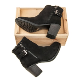 Small Swan Botas de mujer de moda negro 6