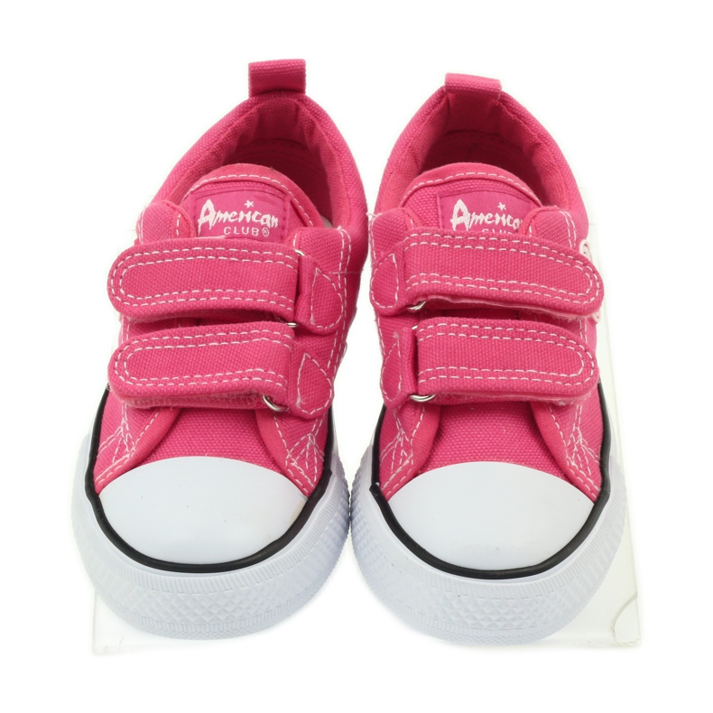 Zapatillas American Club rosa, zapatillas deportivas para niños rosado 4