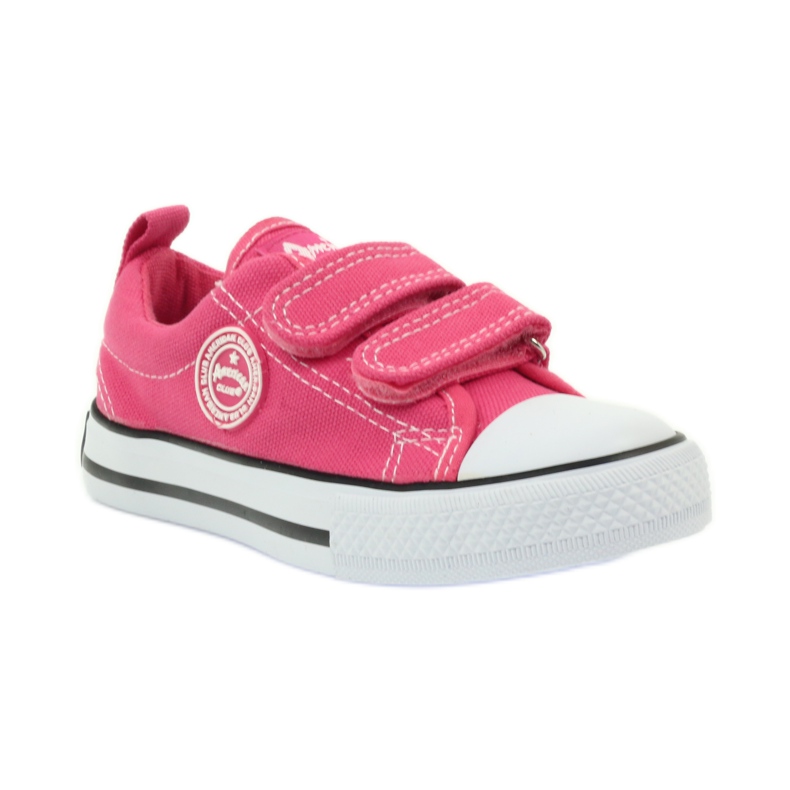 Zapatillas American Club rosa, zapatillas deportivas para niños rosado 1