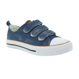 American Club Zapatillas vaqueras dk con velcro azul 1 American Club Zapatillas vaqueras dk con velcro azul 1