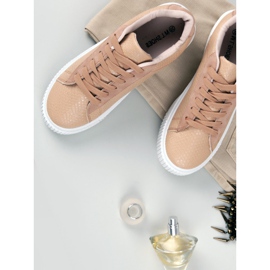 Deportivas marrones con estampado de serpiente marrón 9