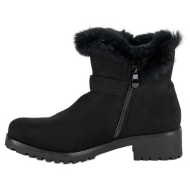 Seastar Botas cálidas de ante negro 2