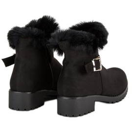 Seastar Botas cálidas de ante negro 3