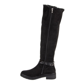 Seastar Botas de gamuza para mujer negro 4