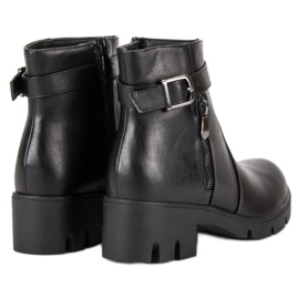 Small Swan Botas negras de otoño negro 3