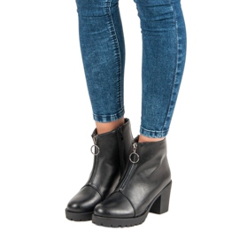 Small Swan Botas negras clásicas negro 4