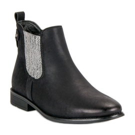 Vinceza Botas elegantes de Jodhpur negro 4
