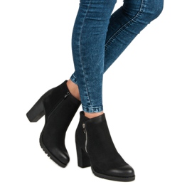 Show It Botines negros con cremallera 1
