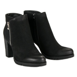 Show It Botines negros con cremallera 5