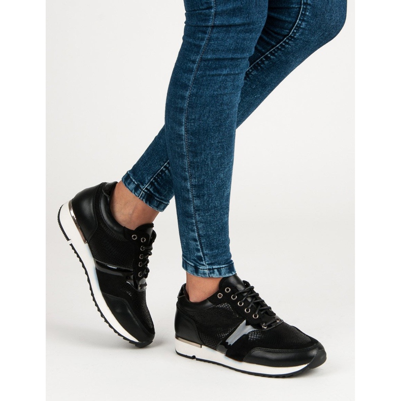 Filippo Zapatillas casual de mujer negro 1