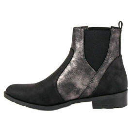 Filippo Botines Chelsea de mujer elegantes negro 3