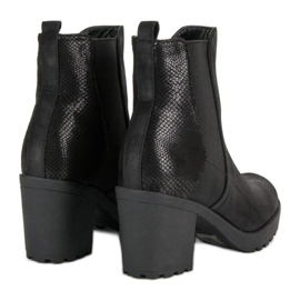 Filippo Botas Jodhpur con tacones altos negro 5