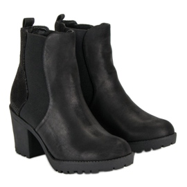 Filippo Botas Jodhpur con tacones altos negro 6
