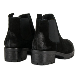 Filippo Botines de piel negros 5