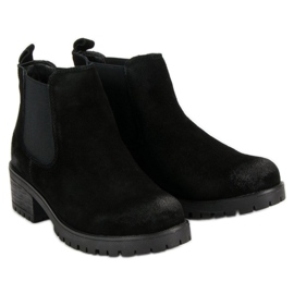 Filippo Botines de piel negros 6