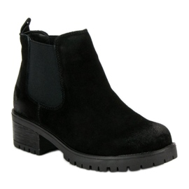 Filippo Botines de piel negros 3