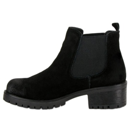 Filippo Botines de piel negros 4
