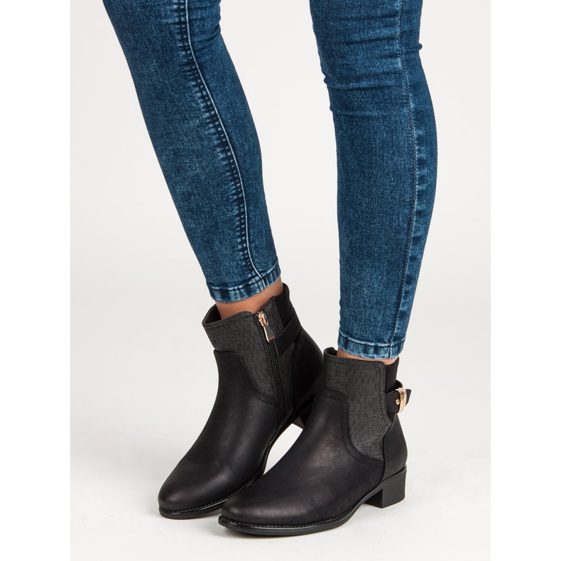 Vinceza Botas de otoño para mujer negro 2