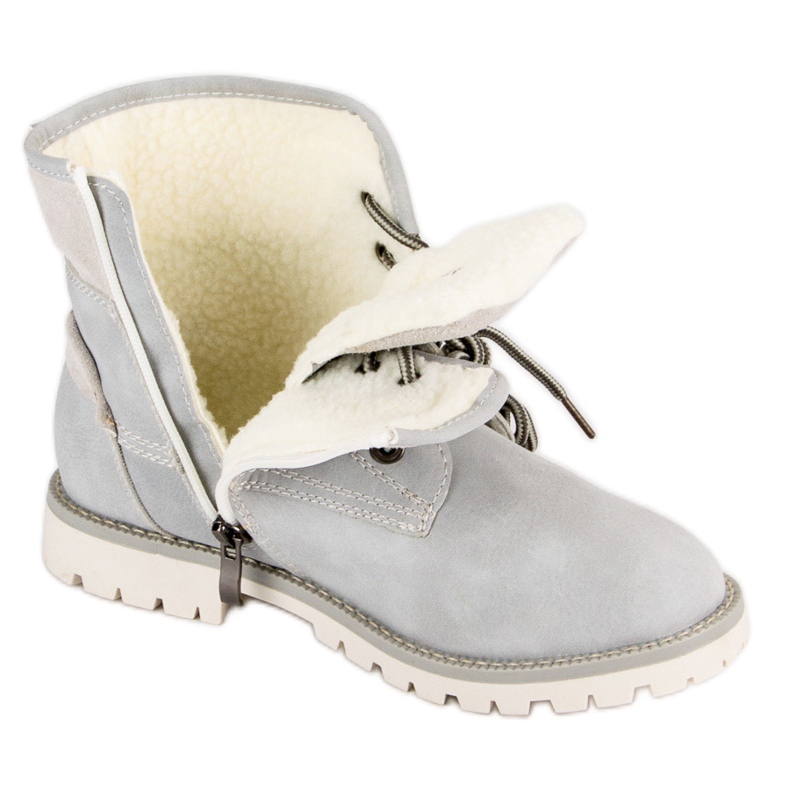 Filippo Botas de montaña atadas grises 2