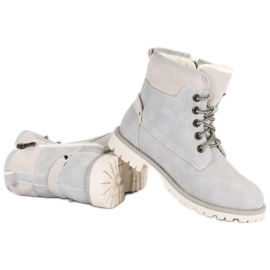 Filippo Botas de montaña atadas grises 7