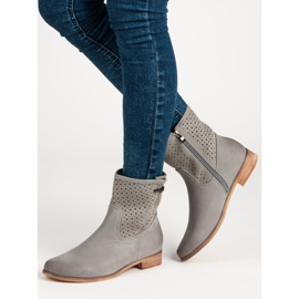 Filippo Botas de mujer casual gris 2