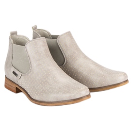 Filippo Botas beige con calado gris 5