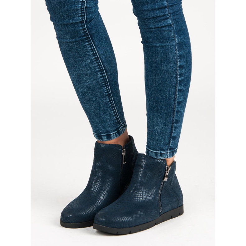 Filippo Botas de mujer con estilo azul 1