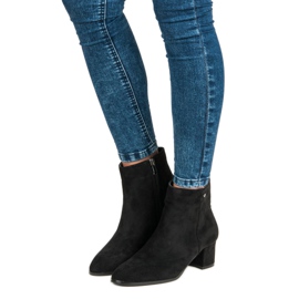 Filippo Zapatos de ante para mujer negro 1