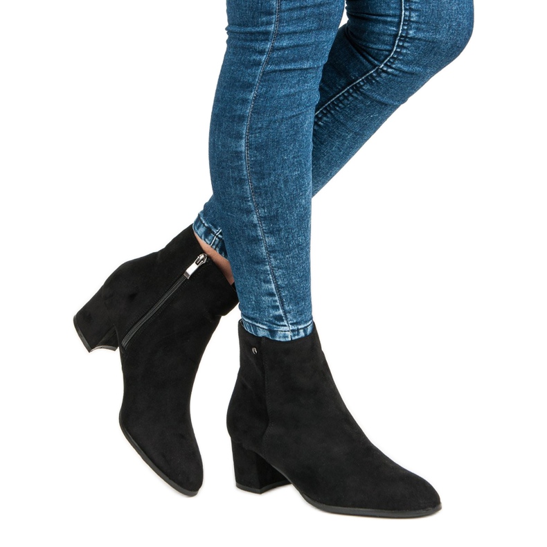 Filippo Zapatos de ante para mujer negro 2