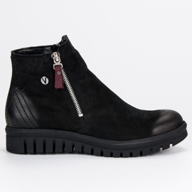 Botas bajas en la cremallera VINCEZA negro 3