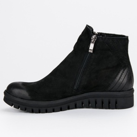 Botas bajas en la cremallera VINCEZA negro 4