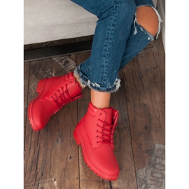 Seastar Botas Trapper Mujer rojo 7