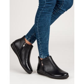 Filippo Botas bajas de piel negro 2