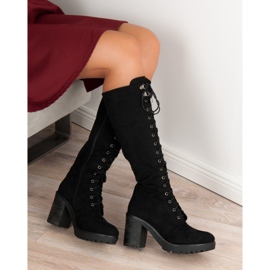 Seastar botas de trabajo con cordones negro 5