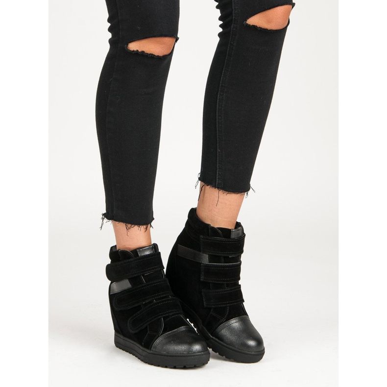 J. Star Deportivas negras con velcros negro 1 J. Star Deportivas negras con velcros negro 1