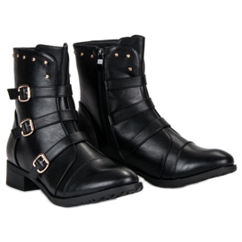 J. Star Botas de mujer clásicas negro 6