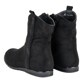 Botas de gamuza clásicas negro 4