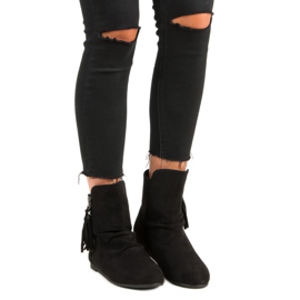Botines de ante negros 4