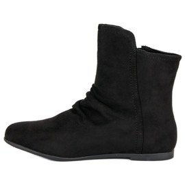 Botines de ante negros 1