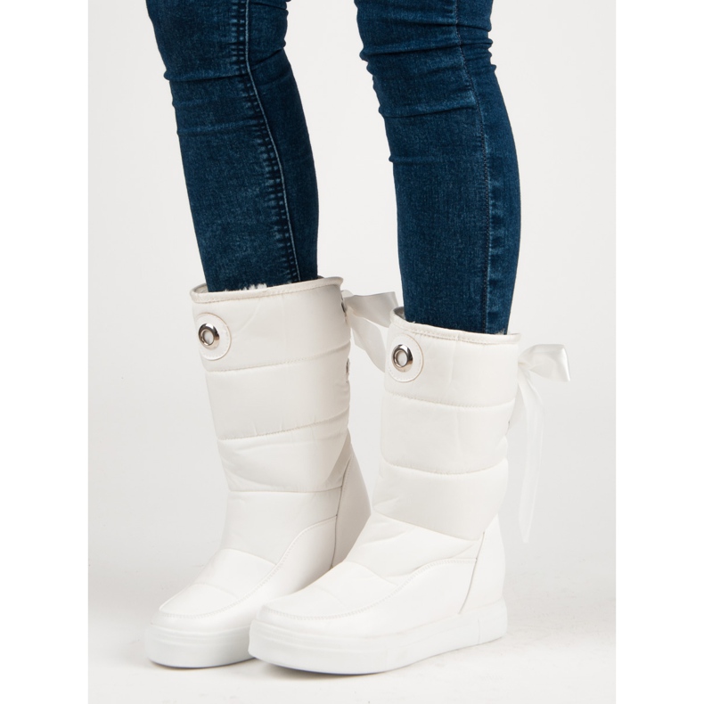 Seastar Botas de nieve blancas de moda blanco 1 Seastar Botas de nieve blancas de moda blanco 1