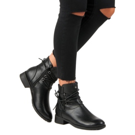 J. Star Botas de mujer con ribete negro 2